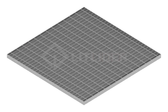 РЕШЕТЧАТЫЙ НАСТИЛ SP 34Х76/40Х3 ZN 1000Х1000 ММ