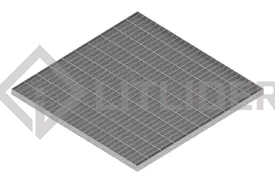 РЕШЕТЧАТЫЙ НАСТИЛ SP 34Х101/40Х3 ZN 1000Х1000 ММ